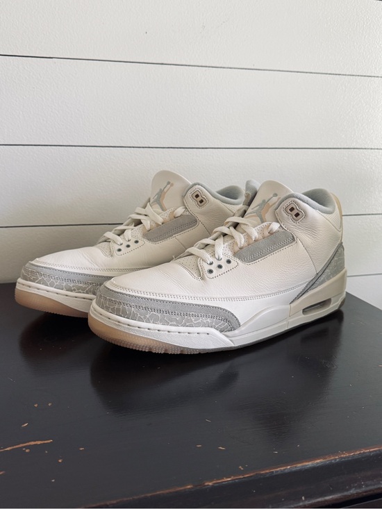 Jordan Other - Jordan 3 White and Grey Retro Basketball Sneakers Retro Craft (Brand New)